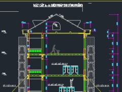 [CAD] Bản vẽ biện pháp thi công nhà cao tầng